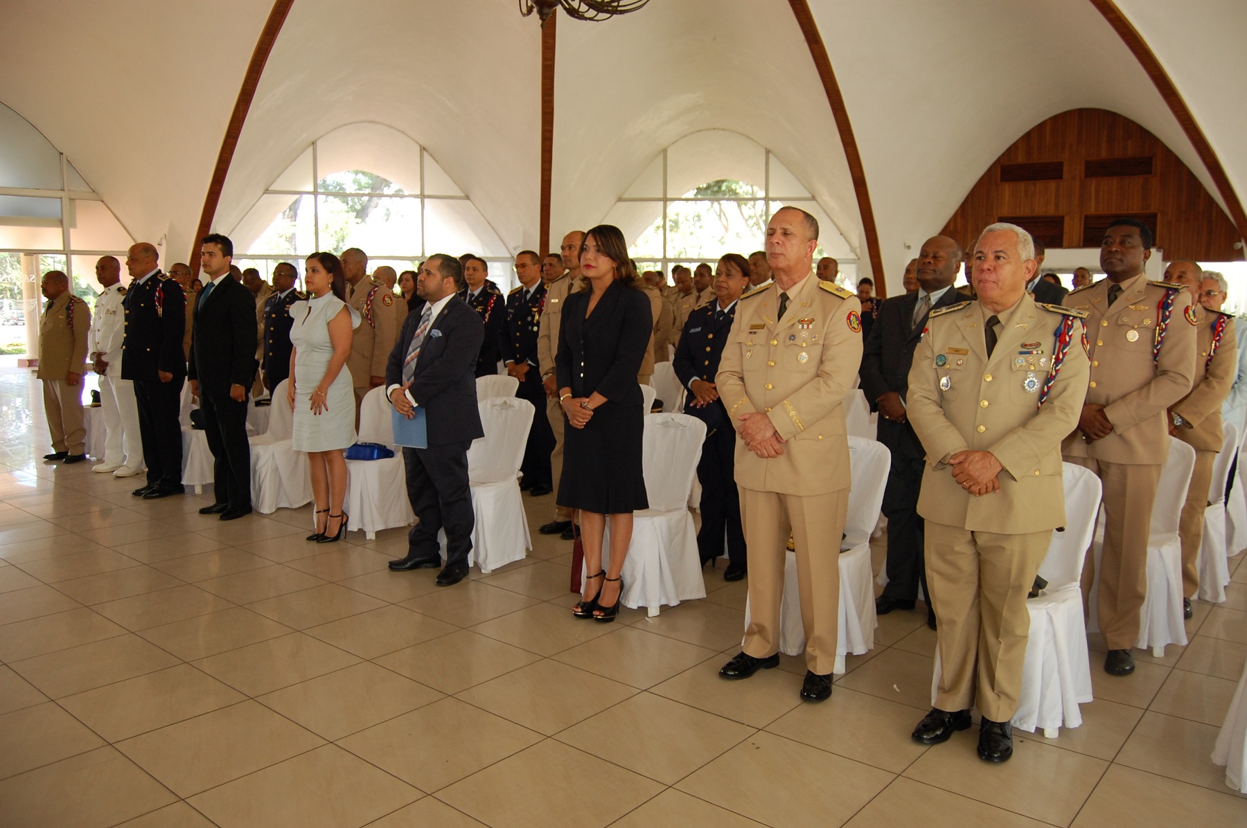 Durante la clausura del primer Diplomado en Derecho Castrense y Derecho Penal Militar