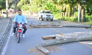 Protesta en Moca . Ricardo Flete