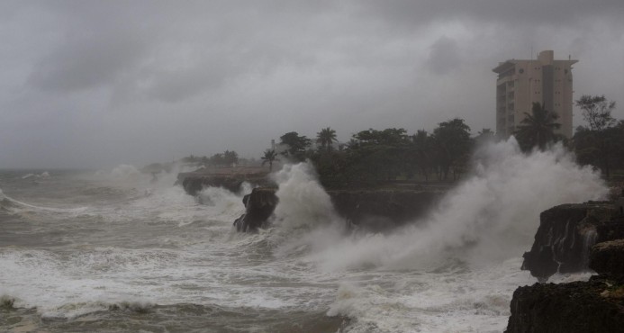 Oleaje anormal y viento fuerte en la costa Atlántica