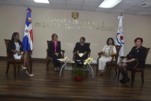 Durante el panel de la Cámara de Cuentas por el Día Internacional de la Mujer