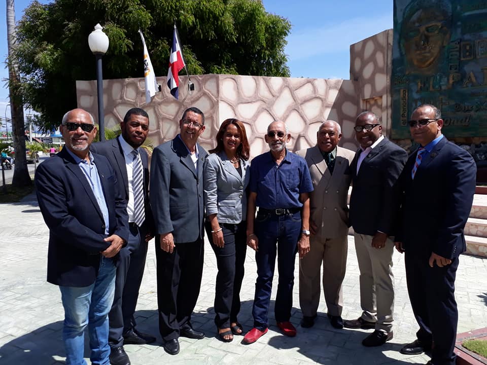 Directivos del CDP encabezados por su presidente, Adriano de la Cruz visitan San Juan para acto en honor a Orlando Martínez