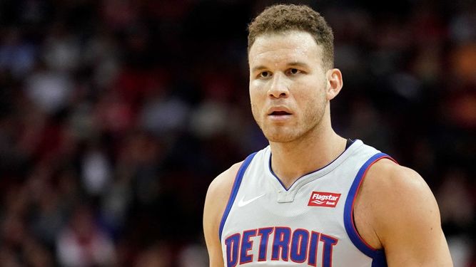 Blake Griffin de los Pistons de Detroit