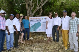 Durante inauguración de las operaciones ecoturísticas en Cayo La Farola, Samaná