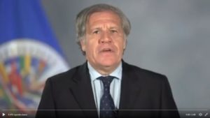 El secretario general de la OEA, Luis Almagro, habla sobre la reelección