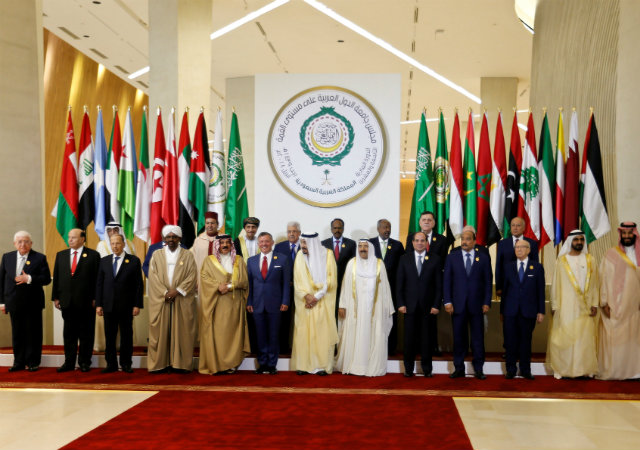 Líderes árabes en reunión cumbre