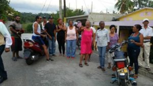 Protesta en Loma de Cabrera