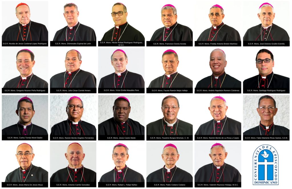 Obispos que componen la Conferencia del Episcopado Dominicano
