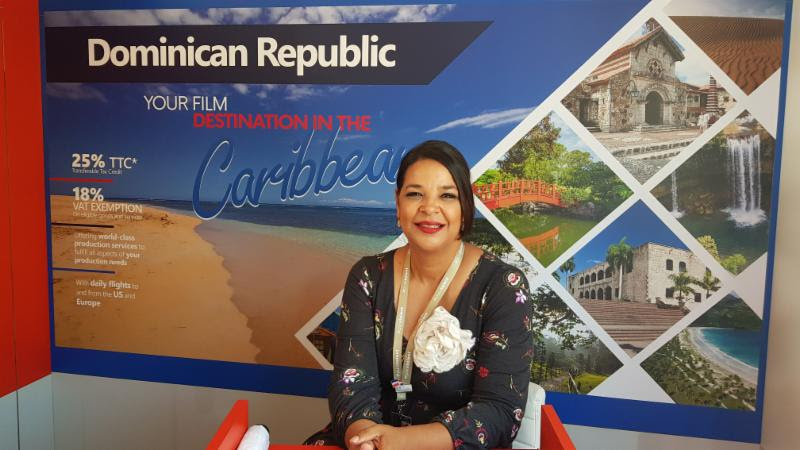 La directora general de la DGCINE, Yvette Marichal, encabezó la delegación dominicana en Festival de Cannes