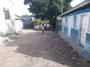 Una de las calles de Cabral, en Barahona