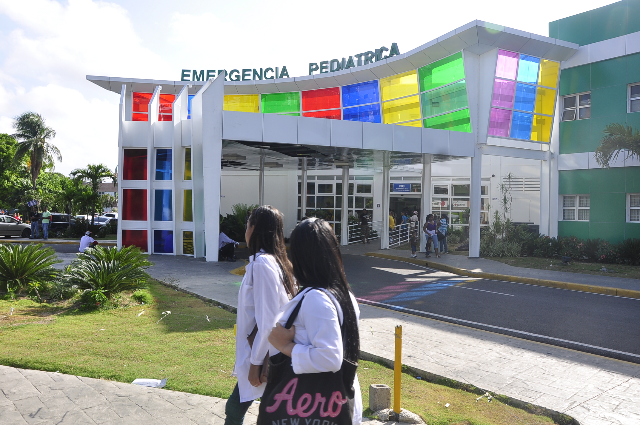 Hospital Infantil Arturo Grullón de Santiago. Foto Ricardo Flete