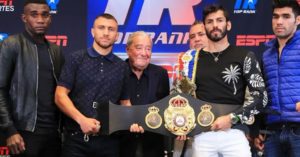 Vasyl Lomachenko y Jorge Linares