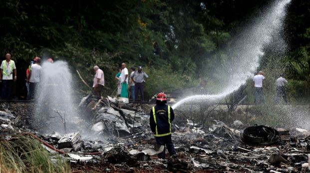 Accidente aéreo en Cuba