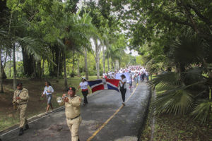 Durante al Caminata por la Salud.