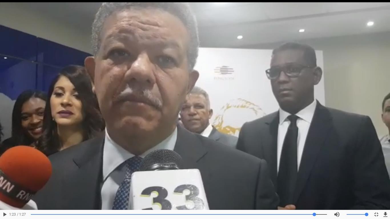 El presidente del Partido de la Liberación Dominicana, Leonel Fernández