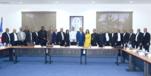 Juecces del TSE y Obispos miembros de la Conferencia del Episcopado Dominicano