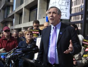 El senador federal Jeff Merkley