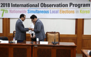 El juez presidente del TSE,  Román Jáquez Liranzo, fue designado jefe  de la misión de observadores electorales internacionales por la Comisión Nacional Electoral  de Corea del Sur