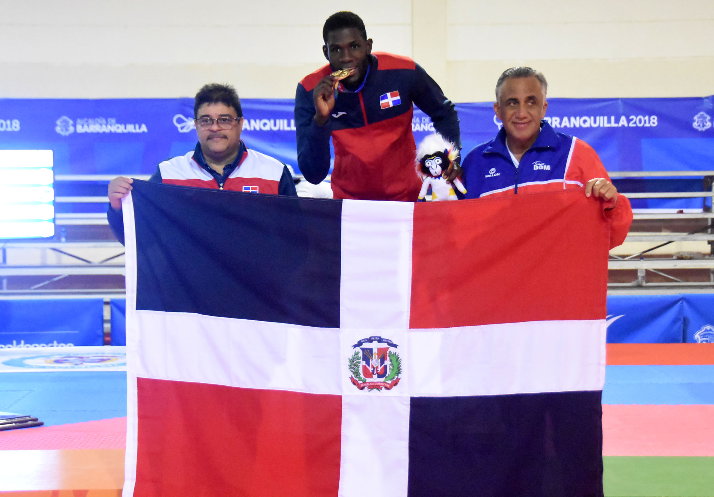 Bernardo Pie, ganó oro en la categoría de los 63 kilogramos del torneo de taekwondo en Centroamericanos. 
