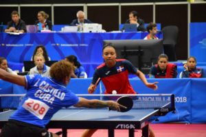 La tenista de mesa dominicana Yasiris Ortiz se medirá ante Lisa Palacio, de Venezuela, en Juegos Centroamericanos