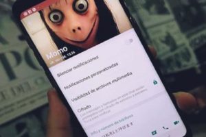 “Momo”, el juego viral de WhatsApp