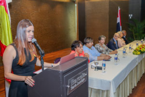 La presidenta de la Funpaheinm, interviene en la conmemoración del Día mundial de la lucha contra el hepatitis