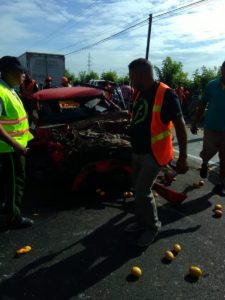 Vehículo que colisionó con minibús transportaba empleados del IDAC resultando 3 personas muertas y varias heridas