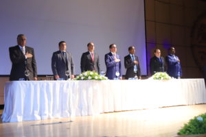 Durante la jornada inaugural del VI Congreso Nacional de Educación Física y el Primer Foro Internacional del Deporte Escolar