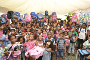 Campamento que el PAL organizó para aproximadamente 500 niños residentes en diferentes sectores de de la circunscripción uno de la capital.