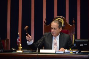 El presidente del Senado, Reinaldo Pared Pérez