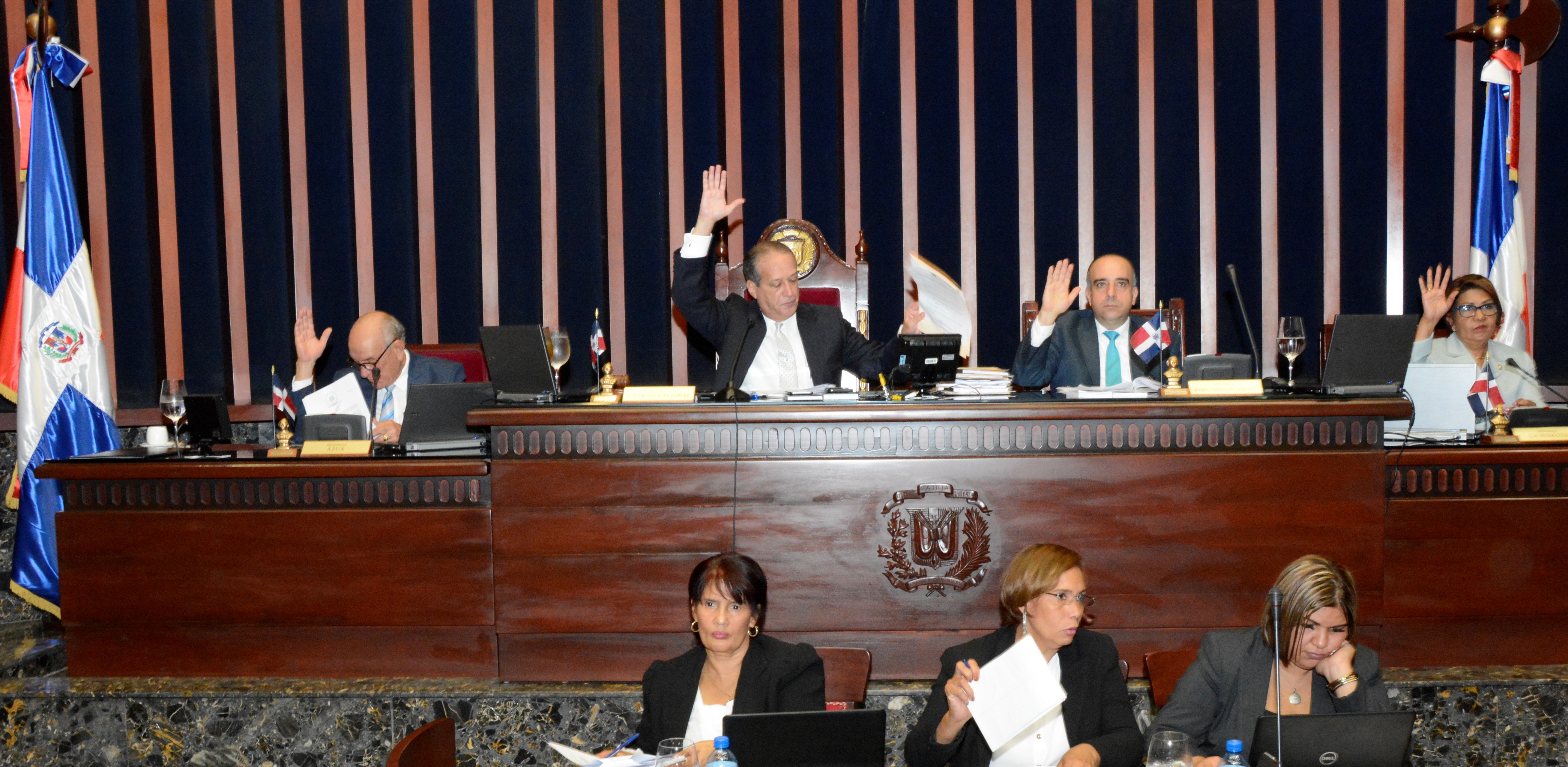 Senado de la República Dominicana en sesión.