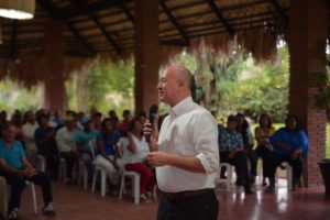 El precandidato presidencial por el PLD, Francisco Domínguez Brito