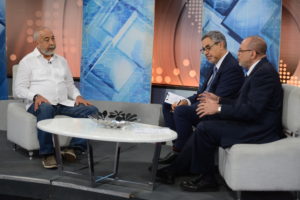 El escritor Leonardo Padura fue el invitado del programa Enfoque Matinal