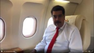 Nicolás Maduro al momento de llegar a Nueva York para la Asamblea de la ONU