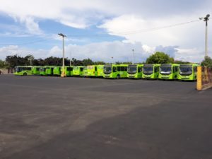 OMSA inicia asfaltado de los diferentes módulos desde donde se despachan sus unidades en el Gran Santo Domingo y Santiago