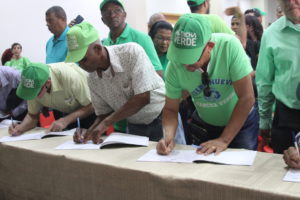 Firma del Compromiso por el Fin de la Impunidad convocado por Marcha Verde.