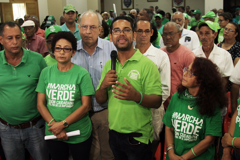 Jonathan Liriano, dirigente de Marcha Verde