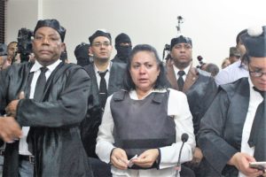 Marlin Mrtínez, imputada en la muerte de Emely Peguero. Foto Narciso Acevedo.