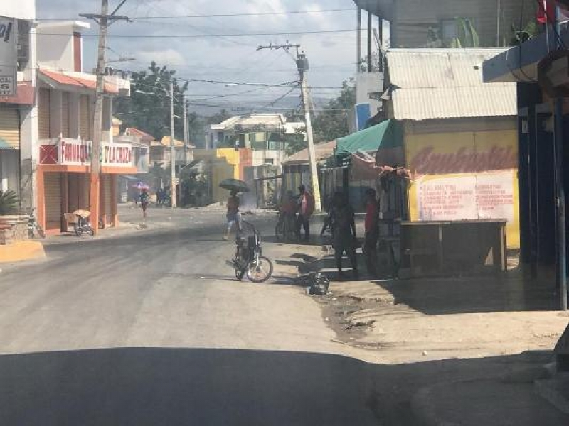 Protesta en Tamayo