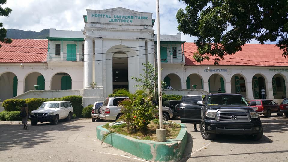 Hospital Universitario Justinien, en Cabo Haitiano, Haití.