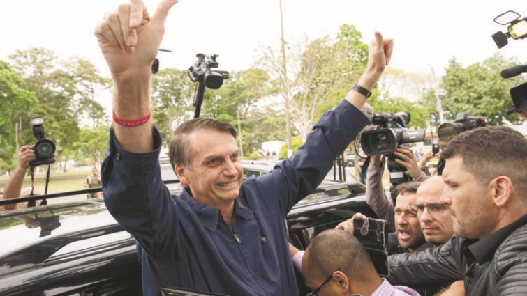 El brasileño Jair Bolsonaro. Domingo Paulino Moya respalda al conservador