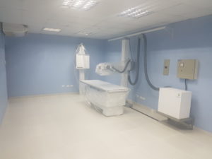 Área de Rayos X del hospital Semma Santo Domingo.
