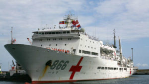 El buque hospital de China Arca de la Paz