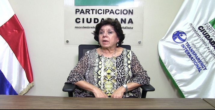 Miriam Díaz Santana, coordinadora general del movimiento cívico no partidista, Participación Ciudadana.