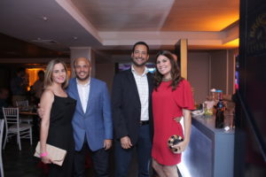 Nadira Abbott, José Carlos Monagas, Juan Ernesto Jiménez y Amanda Musa, en aniversario Britcham