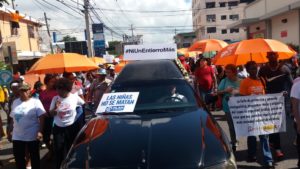 Marcha contra los feminicidios y la violencia contra la mujer.