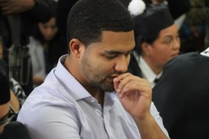 Marlon Martínez durante una audiencia. Foto Narciso Acevedo.
