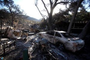 Daños causados por incendios en California