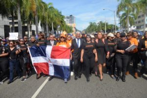 Manifestación de la Unión de Mujeres Municipalistas Dominicana (UNMUNDO)