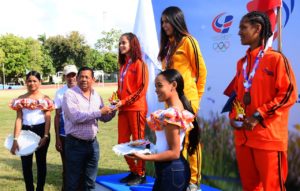 Levis Suriel Gómez durante los XIV Juego Deportivos Nacionales Hermanas Mirabal