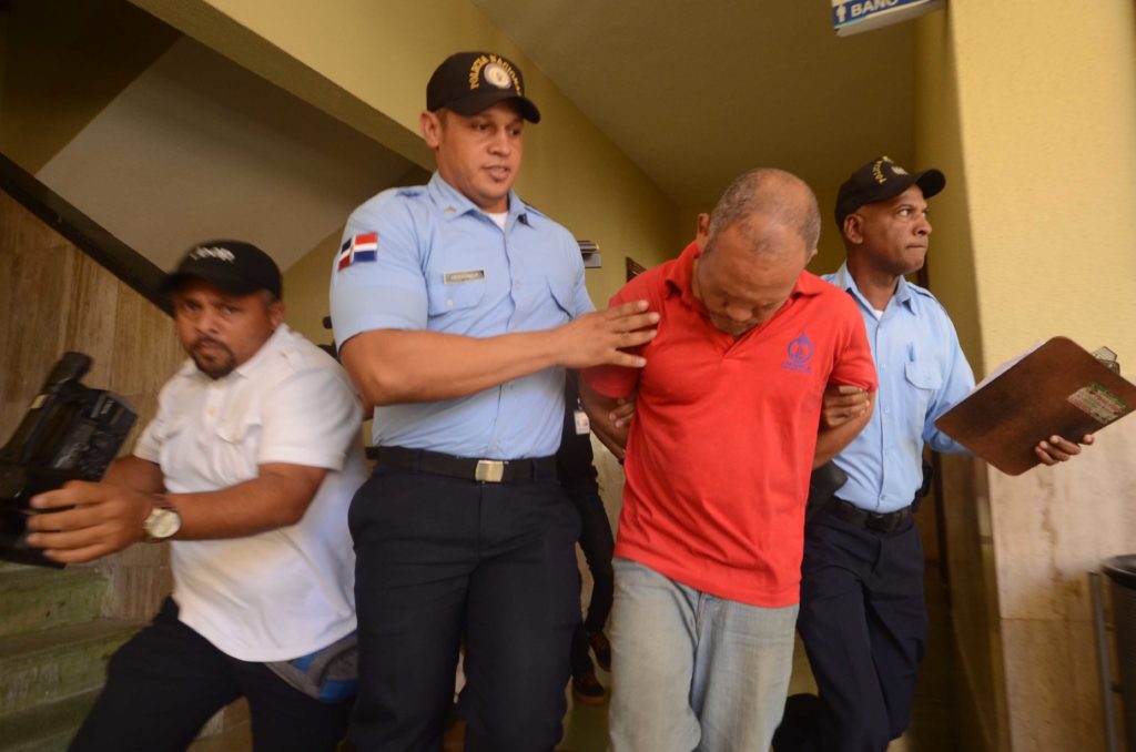 Chenel Núñez Almonte, alias Mocklu, de 43 años, acusado de matar a una mujer y lanzar su cadáver dentro de un saco en Villa Juana. Foto Pedro Sosa